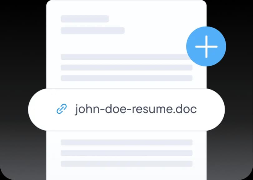 Upload your resume